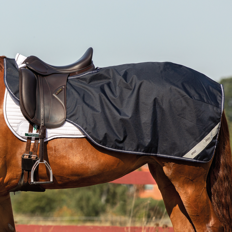 Horseware Amigo Ripstop Competition Sheet - Navy/Navy/White-1